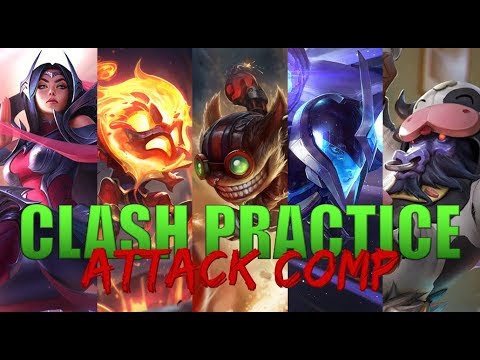 Clash Practice 1: Attack Comp VS Catch Comp