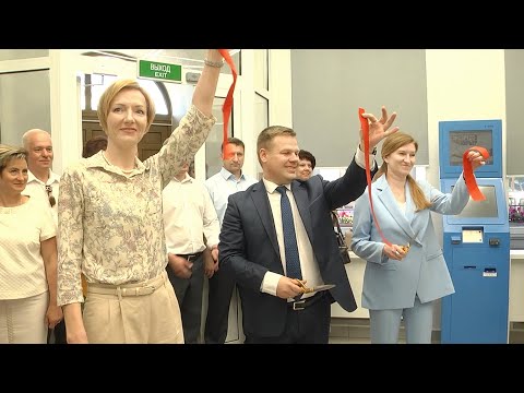 В Гомеле открылось современное обновленное отделение почтовой связи видео