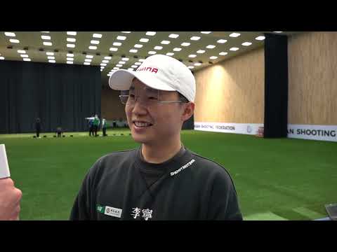 Interview Yuehong LI Gold Medal 25m Rapid Fire Pistol Men - ISSF WORLD CUP 2024
