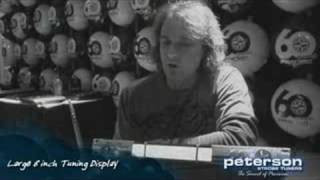 Video thumbnail for Dave Ellefson of Megadeath talks about the Peterson Tuners Stroborack by PetersonTuners