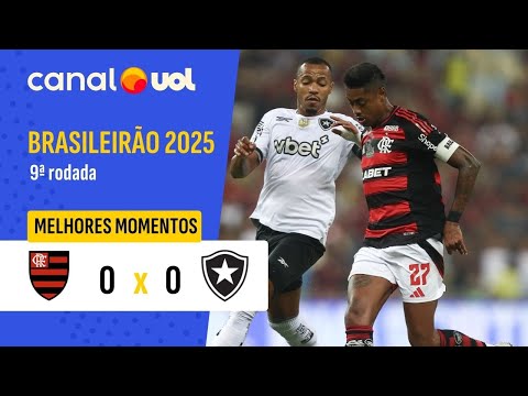 FLAMENGO 0 X 0 BOTAFOGO: CAMPEONATO BRASILEIRO 2025, VEJA OS MELHORES MOMENTOS!