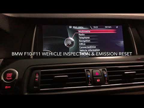 BMW f10 f11 vehicle inspection & emission inspection board reset