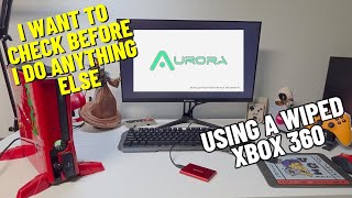 Checking Before Moving Forward Using a Wiped XBOX 360 #xbox