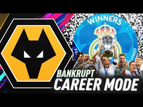 CHAMPIONS LEAGUE FINAL VS REAL MADRID!!! FIFA 19 WOLVES BANKRUPT CAREER MODE #72