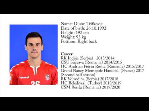 Dusan Trifkovic, Right back #26