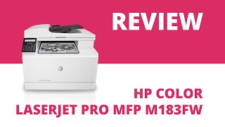 HP Color LaserJet Pro MFP M183FW Printer : Unbox, Setup, Connect to Network  with HP Smart 