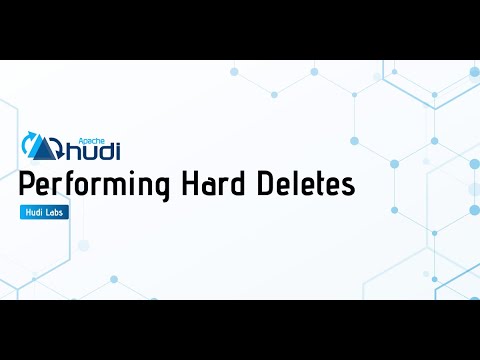 Use Apache Hudi for hard deletes on your data lake for data governance