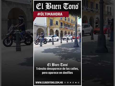 ⚠️ Tránsito desaparece de las calles, pero aparece en desfiles