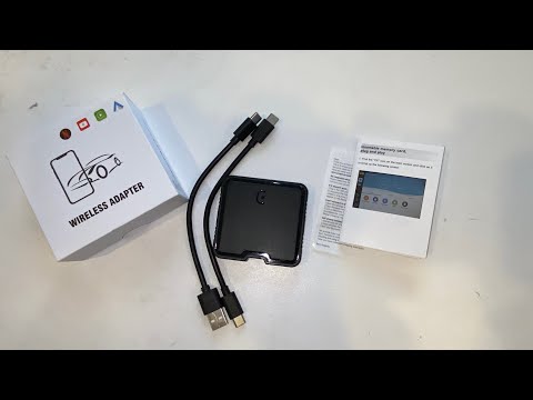 Wireless CarPlay Adapter Netflix YouTube TF Card Plug & Play Dongle Android Auto Factory Wired Cars