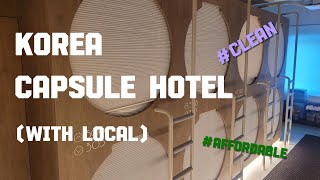 I Slept in a $30 Capsule Hotel in Seoul! #korea #hotel