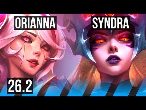 ORIANNA vs SYNDRA (MID) | Good KDA: 11/1/18, 40K damage | EUNE Grandmaster | 26.2