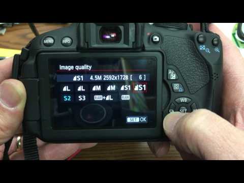 How to set image quality on your Canon dSLR
