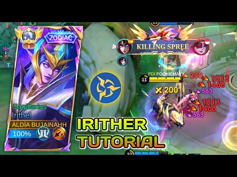 IRITHEL SOLO LANING TUTORIAL AND PROPER ROTATION! BEST BUILD IRITHEL 2025 - MLBB