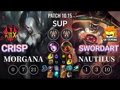 FPX Crisp Morgana vs SN SwordArt Nautilus Sup - KR Patch 10.15