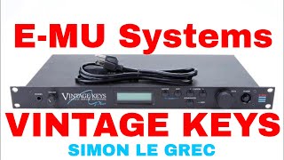 Video thumbnail for E-mu | Vintage Keys | Factory Demo Songs by Simon Le Grec