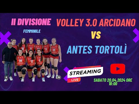 II Divisione Femminile - Volley 3.0 Arcidano VS Antes Volley Tortolì