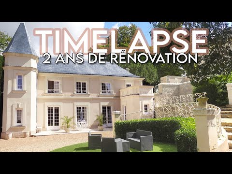TIMELAPSE 2 YEAR FULL RENOVATION : Remodeling a small castle stuck in the 70's