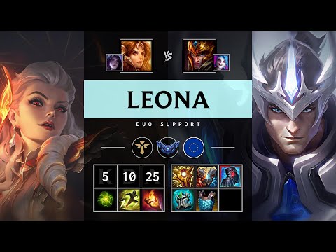 Leona Support vs Jarvan IV - EUW Diamond Patch 25.14