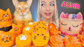 Download lagu ASMR EATING ORANGE FOOD, CAKE, MACAROONS, MARSHMALLOW, 디저트, 케이크 먹방 (DESSERT) MUKBANG 먹방, 4K mp3