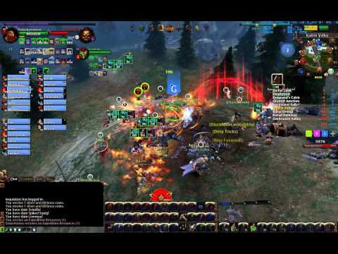 Warhammer Online gameplay PvP RvR - Ithilmar's Chosens & Inquisitors Alliance Bomb WB - 2011-11-22