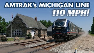 110 MPH Amtrak Trains at Lawton, MI 7/10/25
