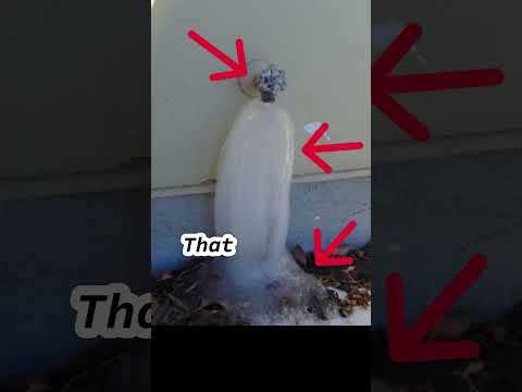 Winter Hose Bib Leak Home Inspection