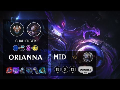 Orianna Mid vs Diana - EUNE Challenger Patch 10.8