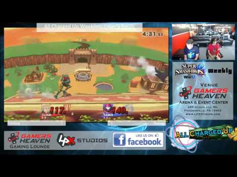 All Charged Up Smash 4 Weekly #21 - Fireboy (Cloud) vs Rawrg (Samus) - Loser's Finals