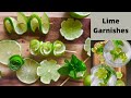 Lime Cocktail Garnish Ideas!