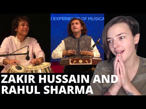 Ustad Zakir Hussain and Rahul sharma - #Tabla and #Santoor | REACTION!!!