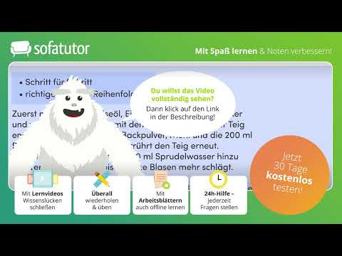 Die Vorgangsbeschreibung einfach erklärt – Deutsch 5. - 7. Klasse