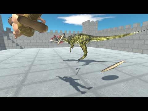 UPDATED CRYOLOPHOSAURUS in Ancient Castle vs ALL UNITS Animal Revolt Battle Simulator