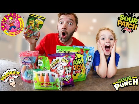 3 Year old Ranks Every Sour Candy!