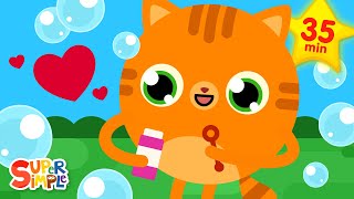 Pop the Bubbles + 13 Fun Activity Songs | Kids Songs | Super Simple Songs
