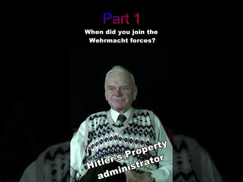 Herbert Doehring - Hitlers Property Administrator - Tells his story