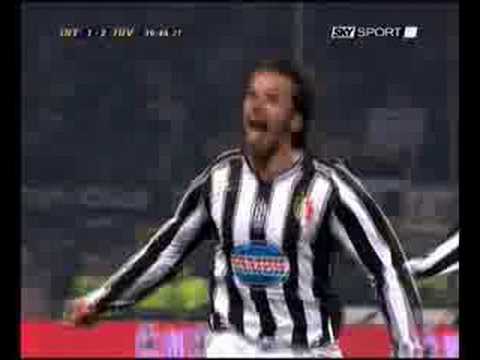 Inter - Juventus 1 - 2 (rete Del Piero con commento Caressa)