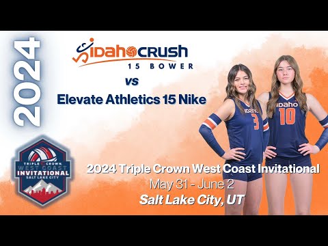 2024 TC WEST COAST INVITATIONAL - Idaho Crush 15 Bower vs Elevate Athletics 15 Nike