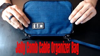 Jelly Comb Electronic Accessories Cable Organizer Bag Review
