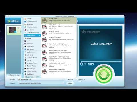 Transcode XAVC to ProRes with Mac XAVC Video Converter