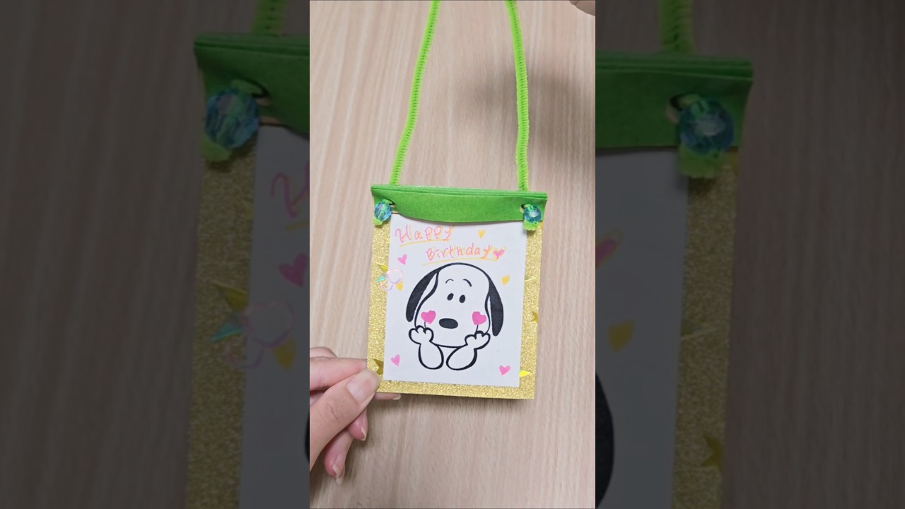 仕掛けメッセージ#shorts#簡単#折り紙#100均#diy#craft#可愛い#仕掛け#プレゼント