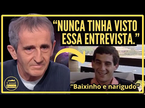 Prost reage à entrevista de Ayrton Senna