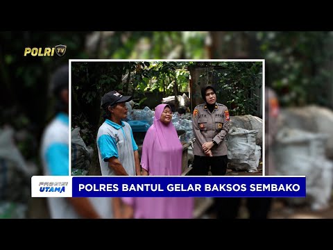 JELANG HARI BHAYANGKARA KE-79 POLRES BANTUL GELAR BAKTI SOSIAL