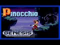 Pinocchio Mega Drive Genesis Longplay Hard 60 Fps