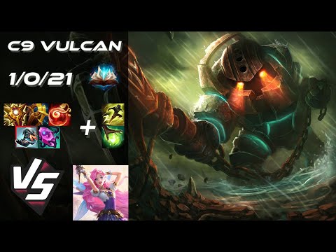 Cloud9 VULCAN SUPPORT Nautilus vs Seraphine - NA Grandmaster Patch 25.20