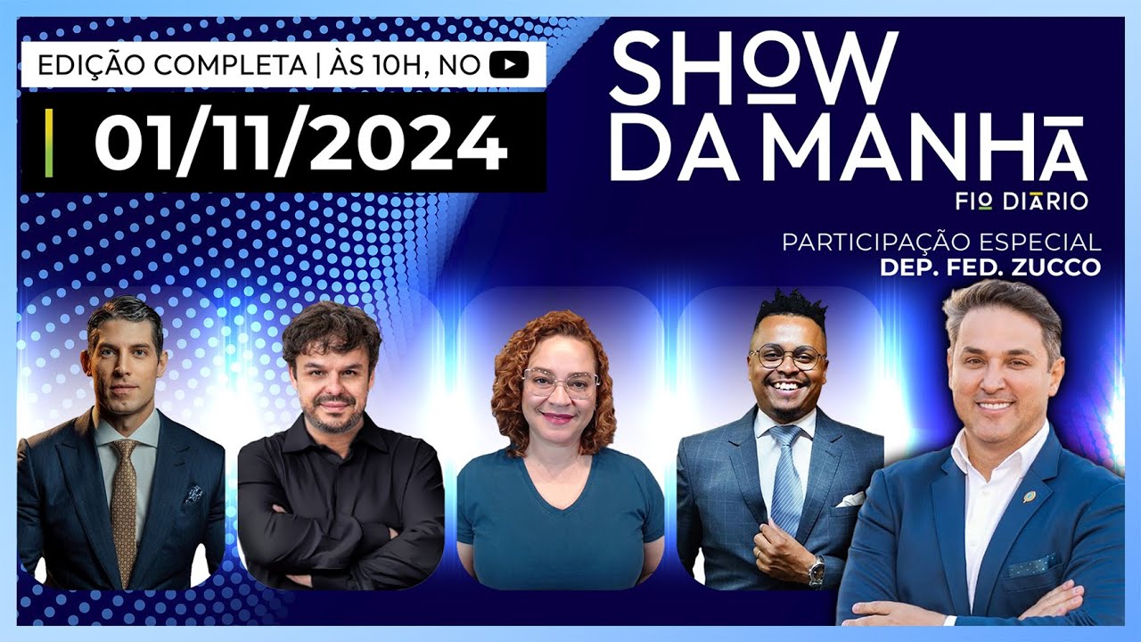 SHOW DA MANHÃ - MARCO ANTÔNIO COSTA, ADRILLES, PAULA MARISA, RAFAEL SATIÊ E ZUCCO - 01/11/2024