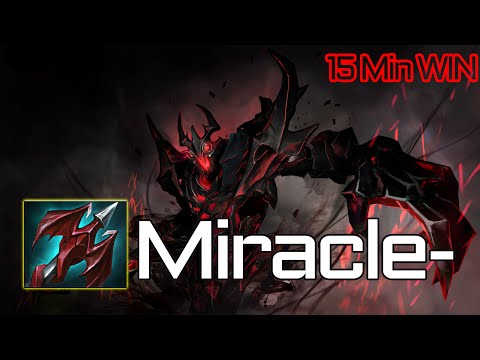 Miracle- 15 Min OWNAGE Shadow Fiend Full Gameplay Dota 2
