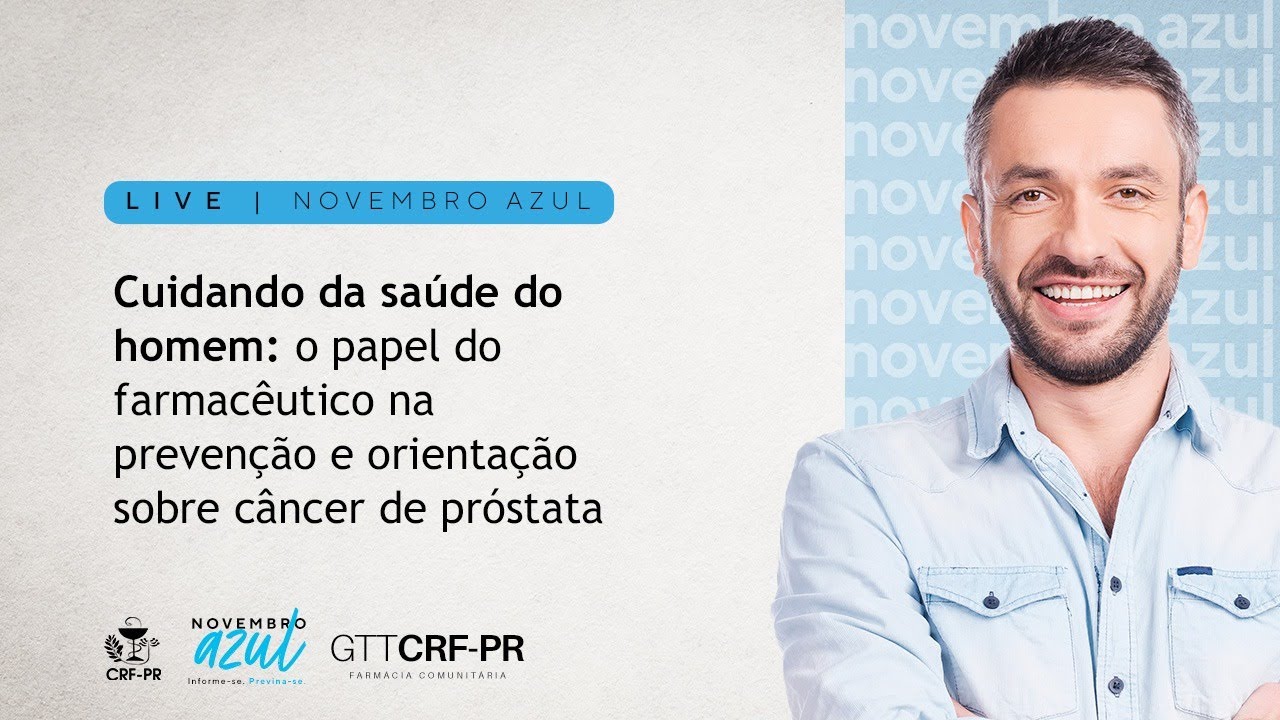 LIVE: O papel do farmacêutico na prevenção e orientação sobre o câncer de próstata