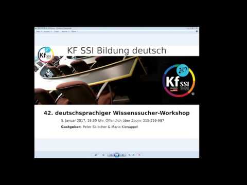 2017 01 05 PM Public Teachings in German - Öffentliche Schulungen in Deutsch