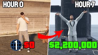 How to Make $2,200,000 Starting From Level 1 In GTA Online! (Beginner Solo Money Guide)