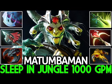 MATUMBAMAN [Medusa] Sleep in Jungle Free Farming 1000 GPM Dota 2